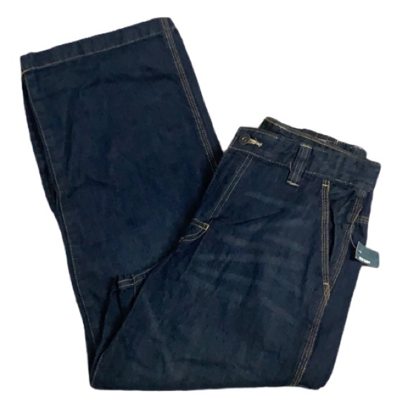 Old Navy Other - Old Navy Loose Painter Adjustable Waist Jeans Sz12